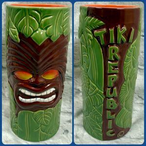 Tiki Republic Out Of The Jungle Tiki Mug Designed By Pierre Mosley BRAND NEW